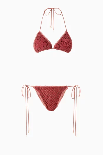 LESLIE AMON ワンショルダースイムウェアゼブラサイズS