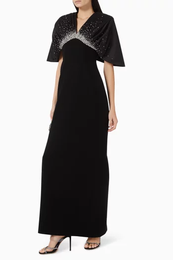 Crystal-embellished Gown