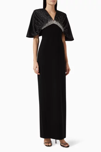 Crystal-embellished Gown