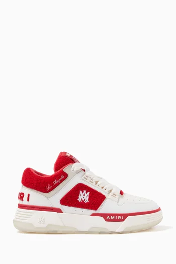 Varsity MA-1 Sneakers in Leather & Chenille