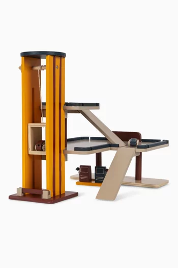 Garage Toy Set in Wood