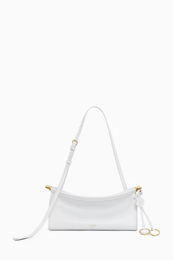 Le Click East West Shoulder Bag in Leather