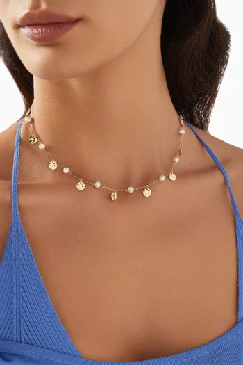 Fiesta Pearl Choker in 18kt Gold
