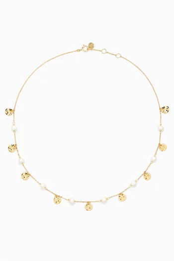 Fiesta Pearl Choker in 18kt Gold