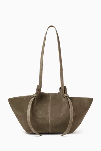 Small Mochi Tote Bag in Suede