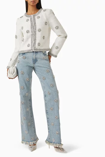 Roxie Embellished Flared Jeans
