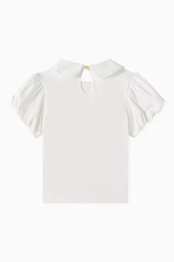 Mallory Bow Top in Cotton-blend