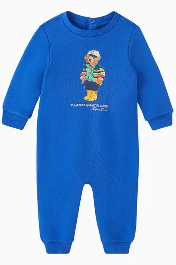 Polo Bear Romper in Cotton-blend