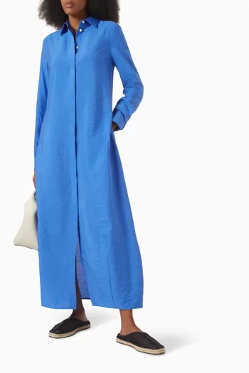 Parachute Shirtdress in Silk Blend