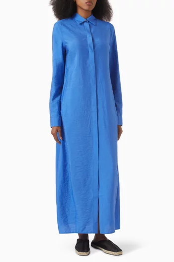 Parachute Shirtdress in Silk Blend
