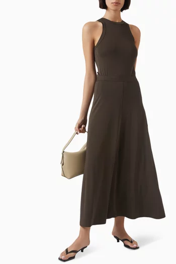 Knit Maxi Skirt in Fluid Jersey