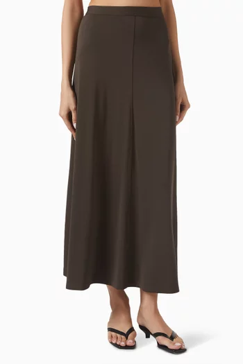 Knit Maxi Skirt in Fluid Jersey