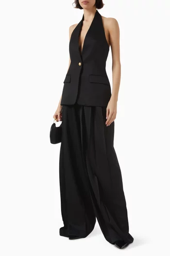 Halterneck Waistcoat Top