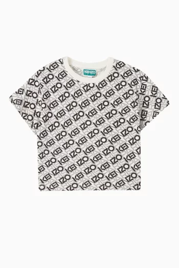 Logo-print T-shirt in Organic Cotton