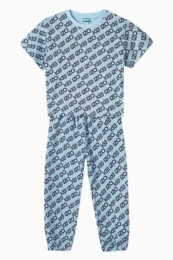 Logo-print Sweatpants in Organic Cotton