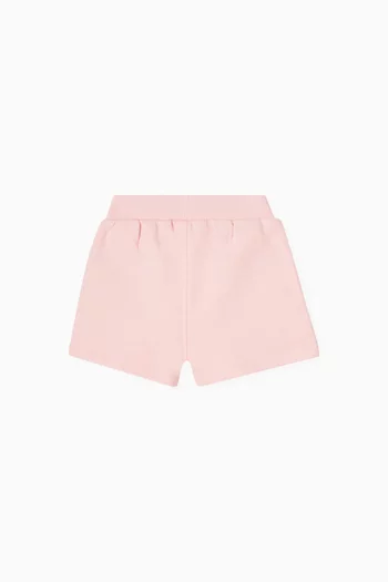 Logo-patch Shorts in Cotton