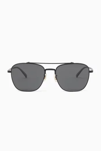 Avison Sunglasses in Titanium