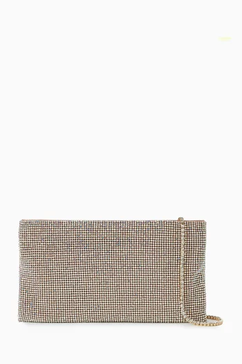Your Best Friend La Petite Clutch Bag in Crystal Mesh