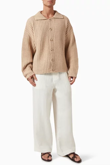 Wide-leg Pants in Linen