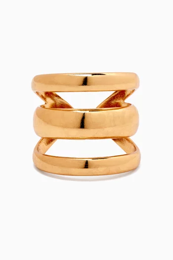 Selt Ring in Gold-plated Brass