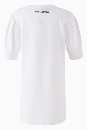 Choupette T-shirt Dress in Organic Cotton-blend