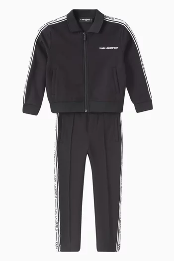 Logo Jacket in Jersey