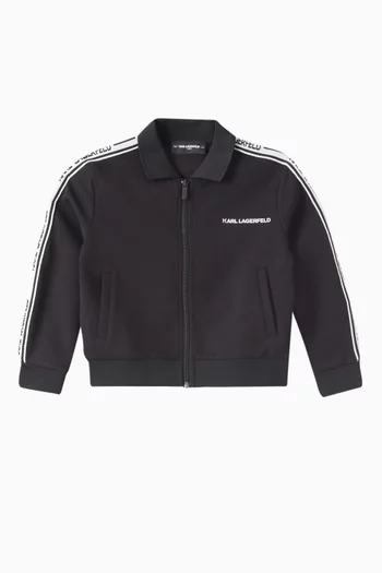 Logo Jacket in Jersey