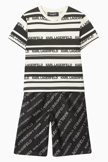 Logo-print T-shirt in Cotton-jersey