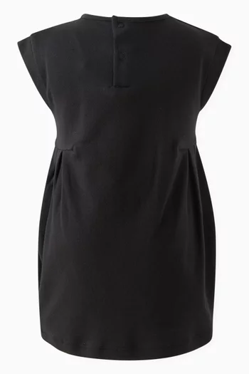 Karl Graphic Print Dress in Cotton