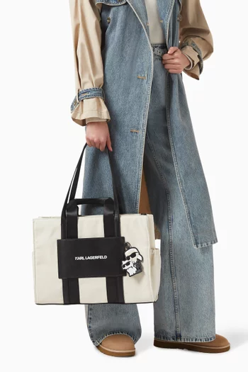 Logo-print Changing Bag in Canvas