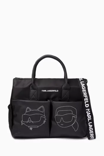 Choupette Changing Bag in Canvas