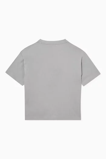 Fire Logo Graphic T-shirt in Cotton