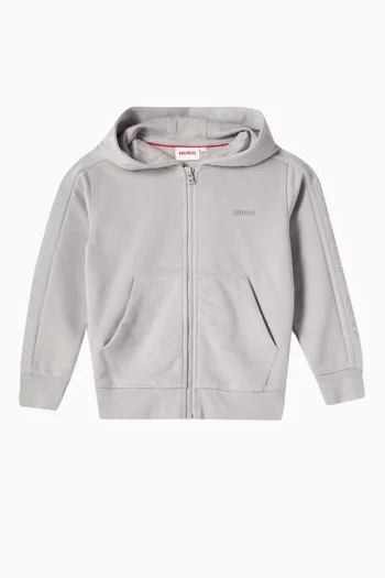 Logo Zip Hoodie