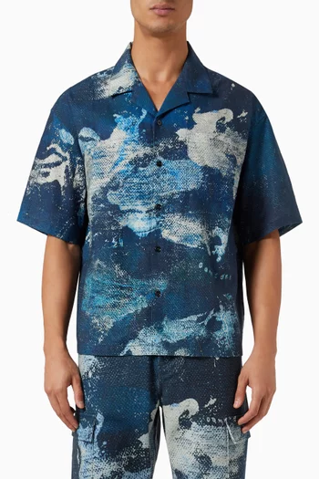 The Deep Shirt in Linen Blend