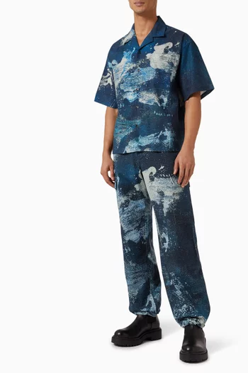Deep Cargo Pants in Cotton Twill