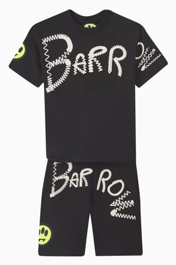 Logo Graphic T-shirt in Cotton