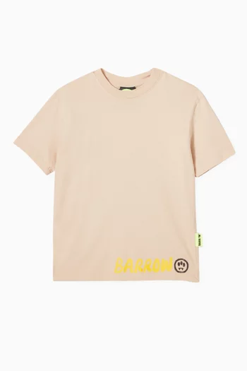 Logo Smiley T-shirt in Cotton