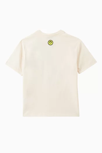 Grafitti-style Print T-shirt in Jersey