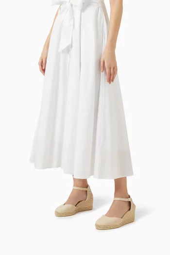 Carol 60 Espadrille Wedges in Canvas