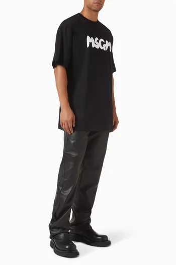 Logo-print T-shirt in Jersey
