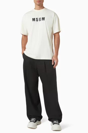 Logo T-shirt in Cotton Jersey
