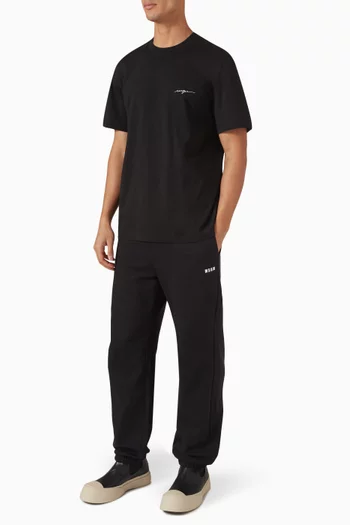 Script Logo T-shirt in Cotton