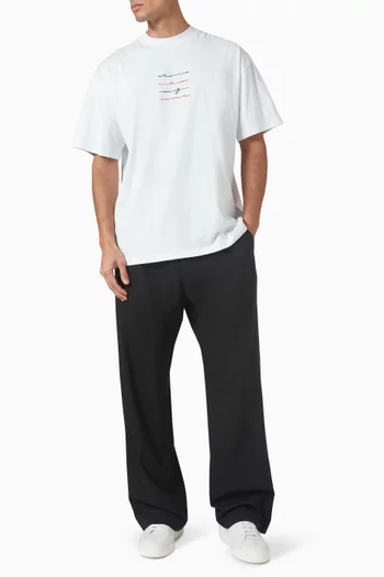 Logo T-shirt in Cotton Jersey
