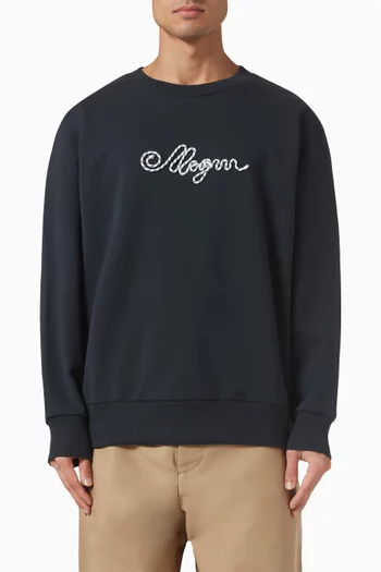 Logo Sweatshirt in Cotton Jersey