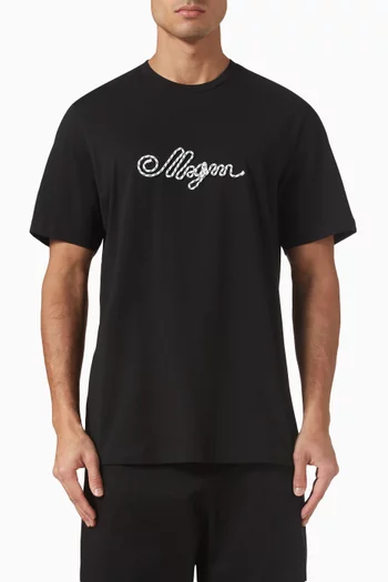 Logo T-shirt in Cotton Jersey