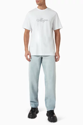 Logo T-shirt in Cotton Jersey