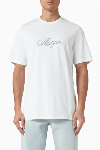 Logo T-shirt in Cotton Jersey