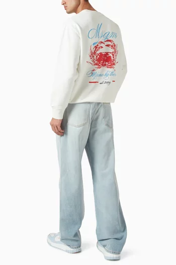 Logo Sweatshirt in Cotton Jersey