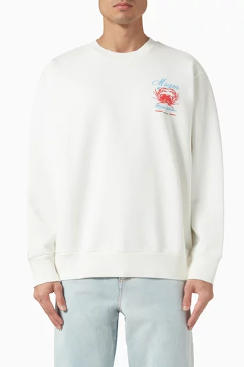 Logo Sweatshirt in Cotton Jersey