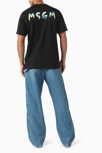 Logo T-shirt in Cotton Jersey